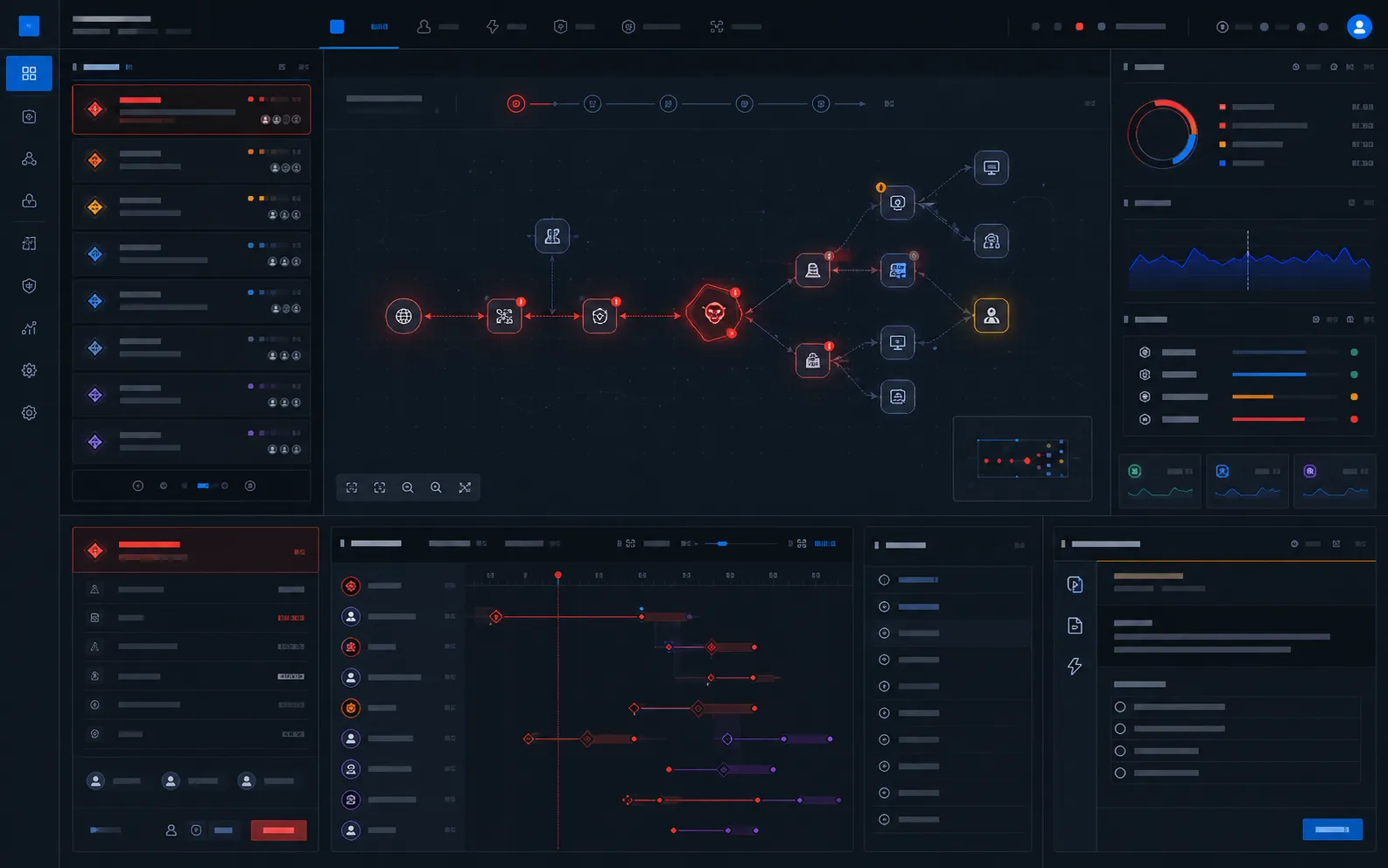 Illustrative redesigned view for Cybersecurity Operations System
