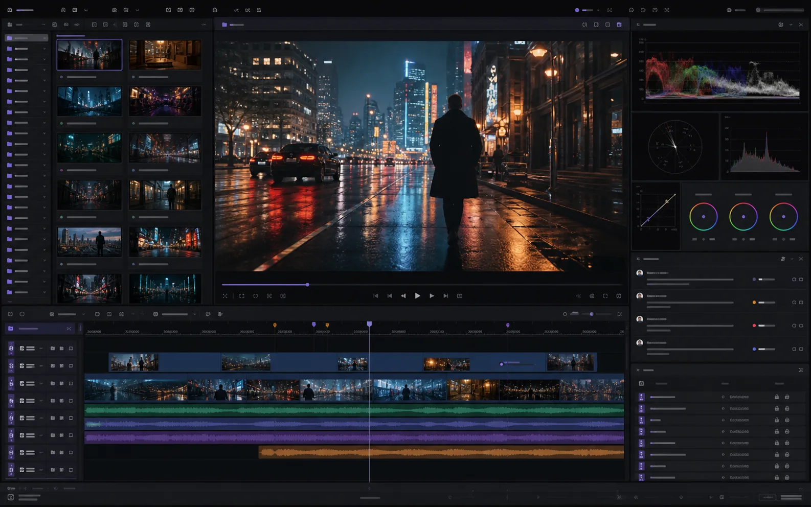 Illustrative redesigned view for Video Production & Asset Management
